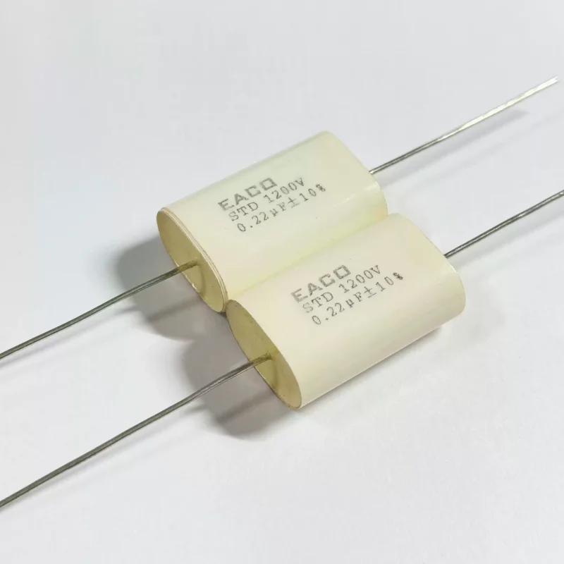 10-100pcs EACO STD-1200-0.22-32F0 1200V0.22UF IGBT Non Inductive Absorption Capacitor Copper Pin