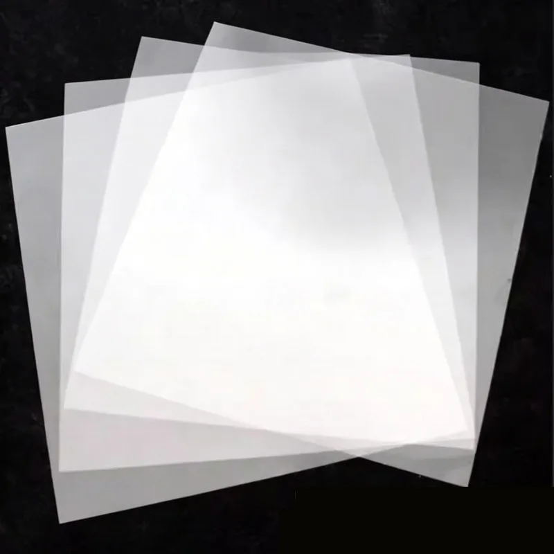 1/50Pcs Translucent Shrink Plastic Sheets Handmade Keychains Crafts Sheets Blank Seal Films Shrink Plastic Shrink Film Decor