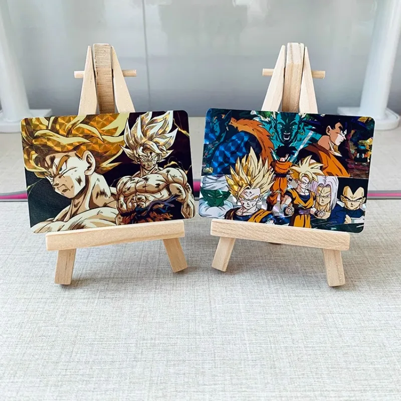 DIY Dragon Ball Boutique New Poster Grid Refractive Flash Card Anime Peripheral Game Collection Card Holiday Gift