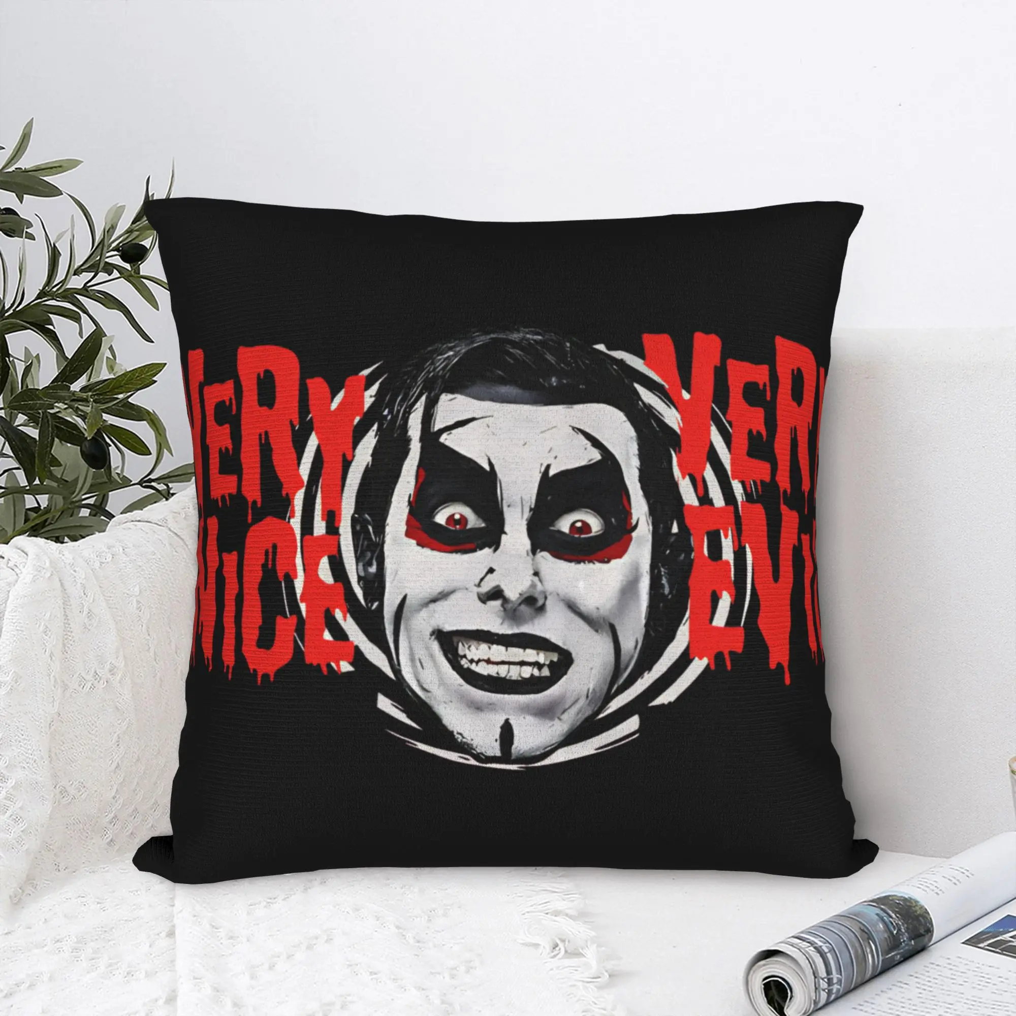 Danhausen Wrestling Square Pillow Covers Bed Car Very Nice Very Evil Curse Cushion Cover Home Decoration Pillow Cover 40*40