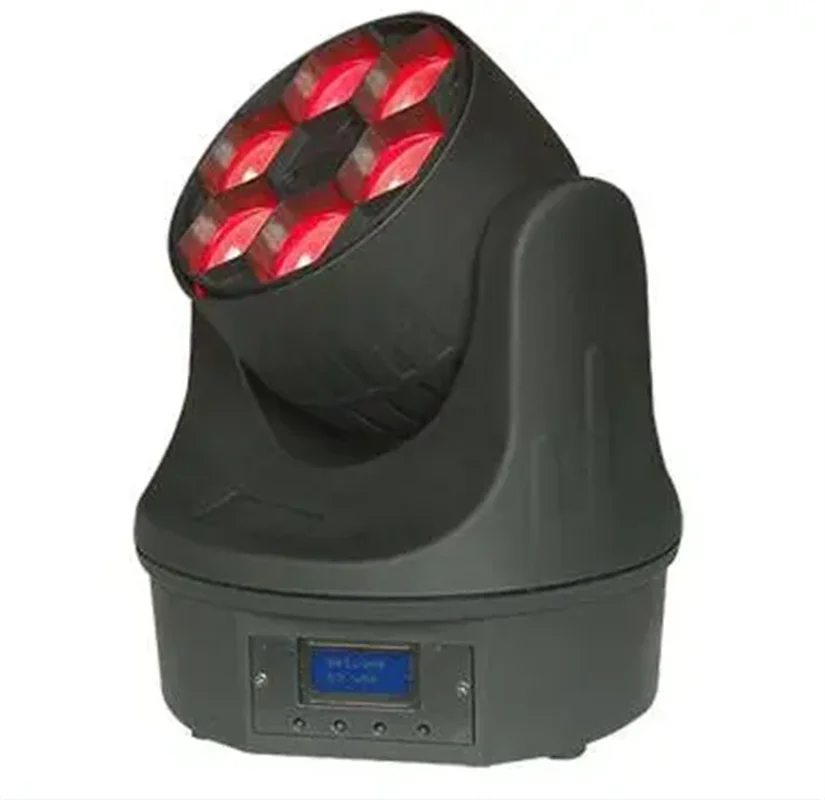 DJ Light 6*12W RGBW 4in1 Mini Bee Beam Eye LED Moving Head Light On Stage PLS-6X12W