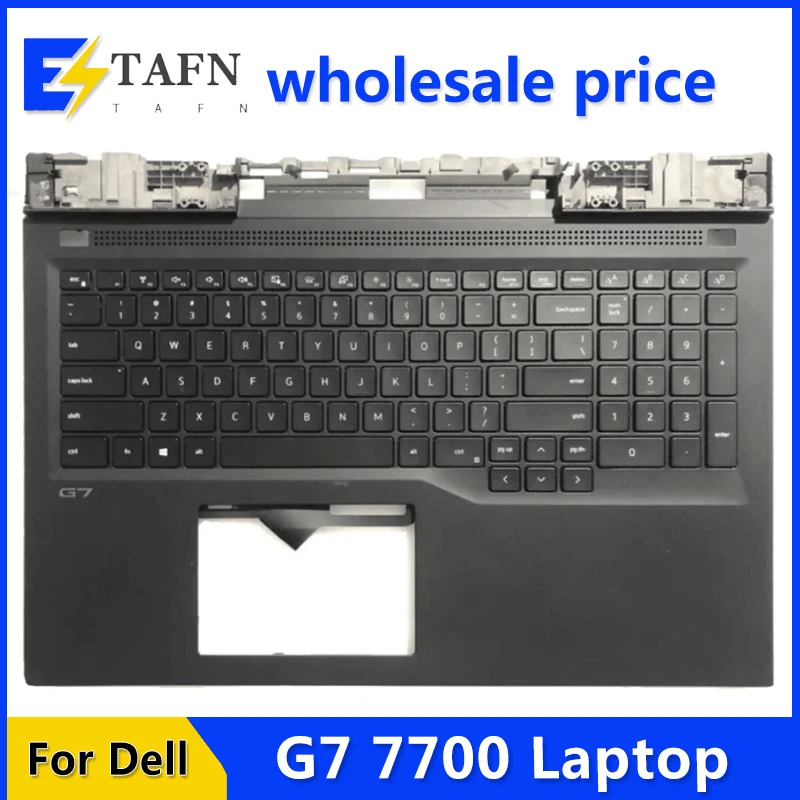 

New Original For Dell G7 7700 Laptop Palmrest Case Keyboard US English Version Upper Cover