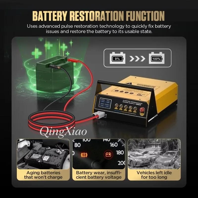 EM365 Automotive Voltage Stabilizer For ECU Programming Emergency Start And Battery Quick Charging Stable Safe Convenient