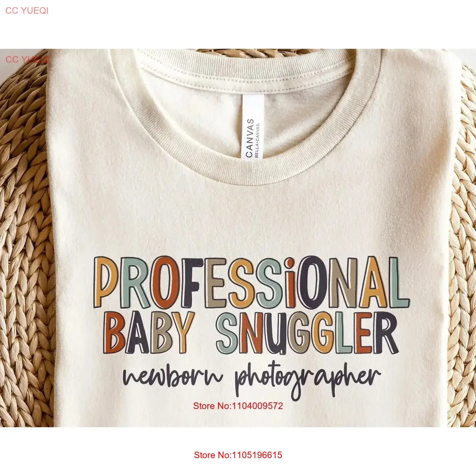 Newborn Photographer T Shirt Professional Baby Snuggler Cute Photography Snuggling Babies Studio Newborns Photo Shoot vintage