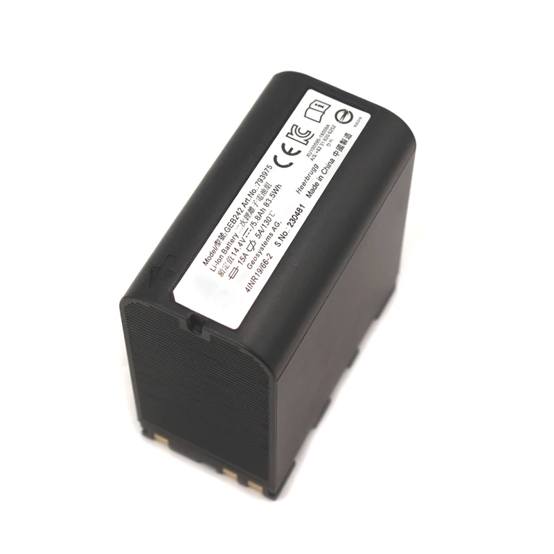 2pcs Battery GEB242 Compatible with Leic TS30 TM30 Total Station - Brand new and High quality