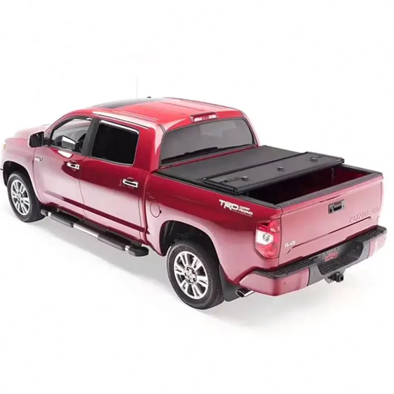 Cheap Price truck bed cover hard top tri fold tonneau cover For  Dodge Ram 1500