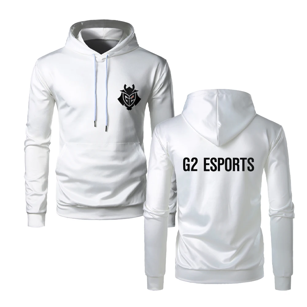 G2 Esports Jersey Mens felpa con cappuccio CS GO Dota2 LOL Team Games Contest Uniform Sports Fashion oversize Boys Fans Pullover felpe