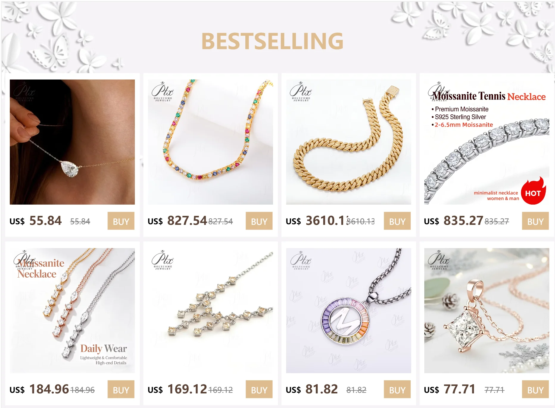 2 Karat Moissanit-Halskette, Glücksbringer, D-Farbe, VVS1, 925er Silber, antiallergisch, Bankett-Schmuck für Damen, Jubiläumsgeschenk für sie – Detail 1