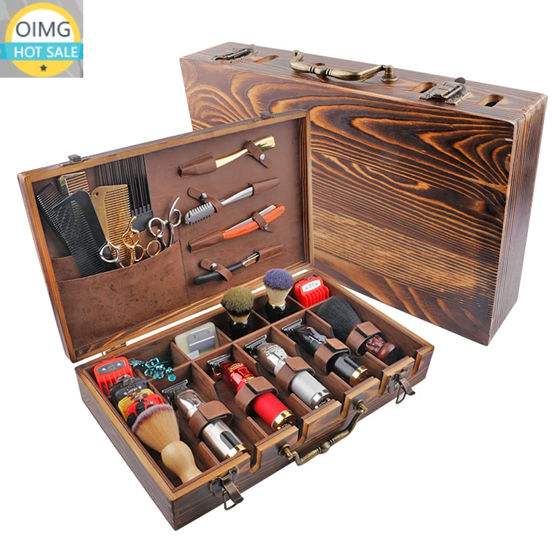 Hair Salon Hairdresser Hairdressing Toolbox Hairdressing Storage Box Scissors Electric Push Scissors Oil Head Password Handbag