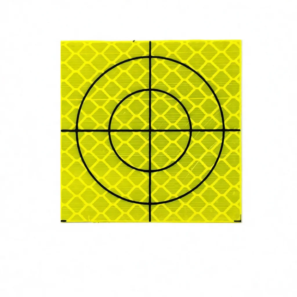 Diamond Grade Reflective Target Sheet Precise Surveying Sticker For Total Station Engineering Monitoring Mapping Equipment