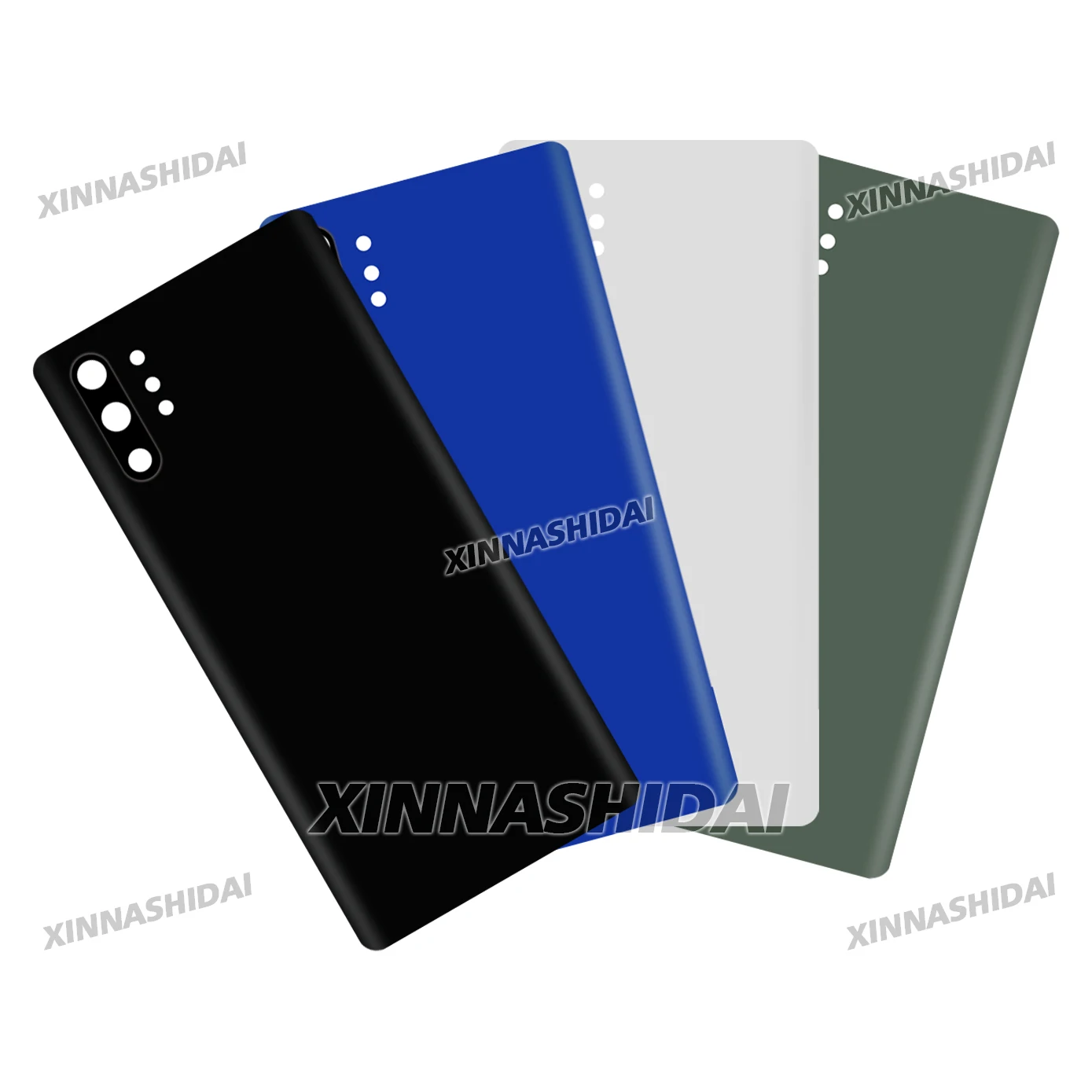 Tested For Samsung Note10 Plus Battery Back Cover Glass Panel Rear Door Battery Housing Case Adhesive Replace Battery Back Cover