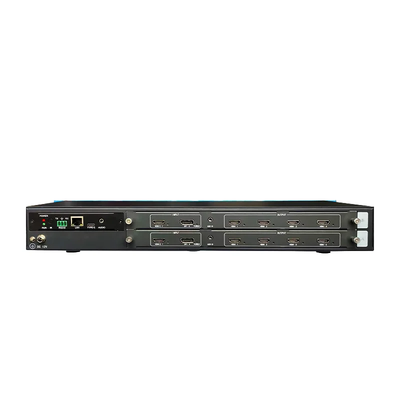 8K60 Input 4K60 Output Extender | Seamless Splicing, High - Performance 2X2 2X4 1X8 Video Wall for Virtual Reality