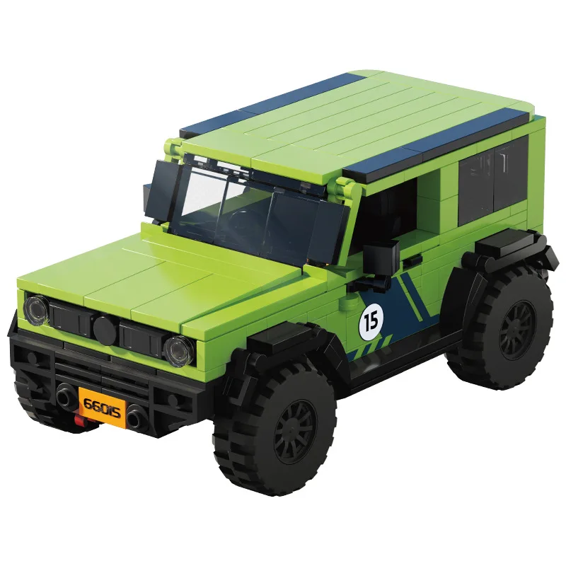 Technical Off-road Racing Vehicle Truck Model Building Blocks City Suzuki Jimny Car Desktop Decoration Bricks Toys for Kids Gift