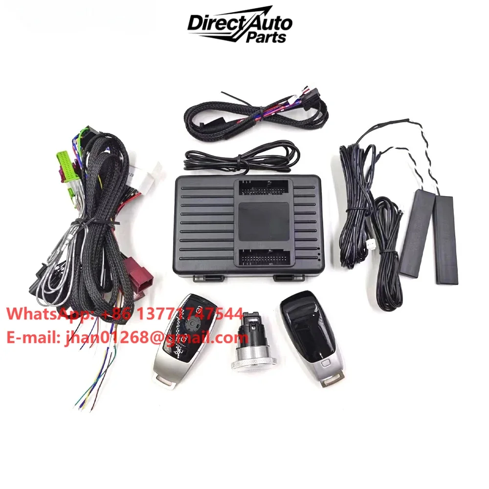 Chidengde for Mercede s Ben z C/E/CLS/GLK Car Engine Remote Start Stop Keyless Entry PKE Push-button Start Push Start System