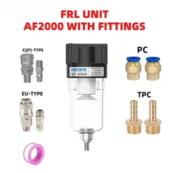 FRL UNIT AF2000 source processor fiber filter Air pump filter Oil and water separator Pneumatic Components Air Compressor