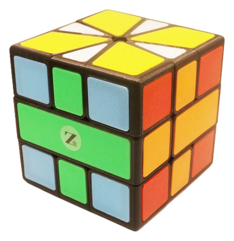 ZEPUZZLES 9cm SQ1 Cubo Forma extraña Rompecabezas Cubo sin pegatinas Rompecabezas Juguetes Regalo para niños Cubo mágico