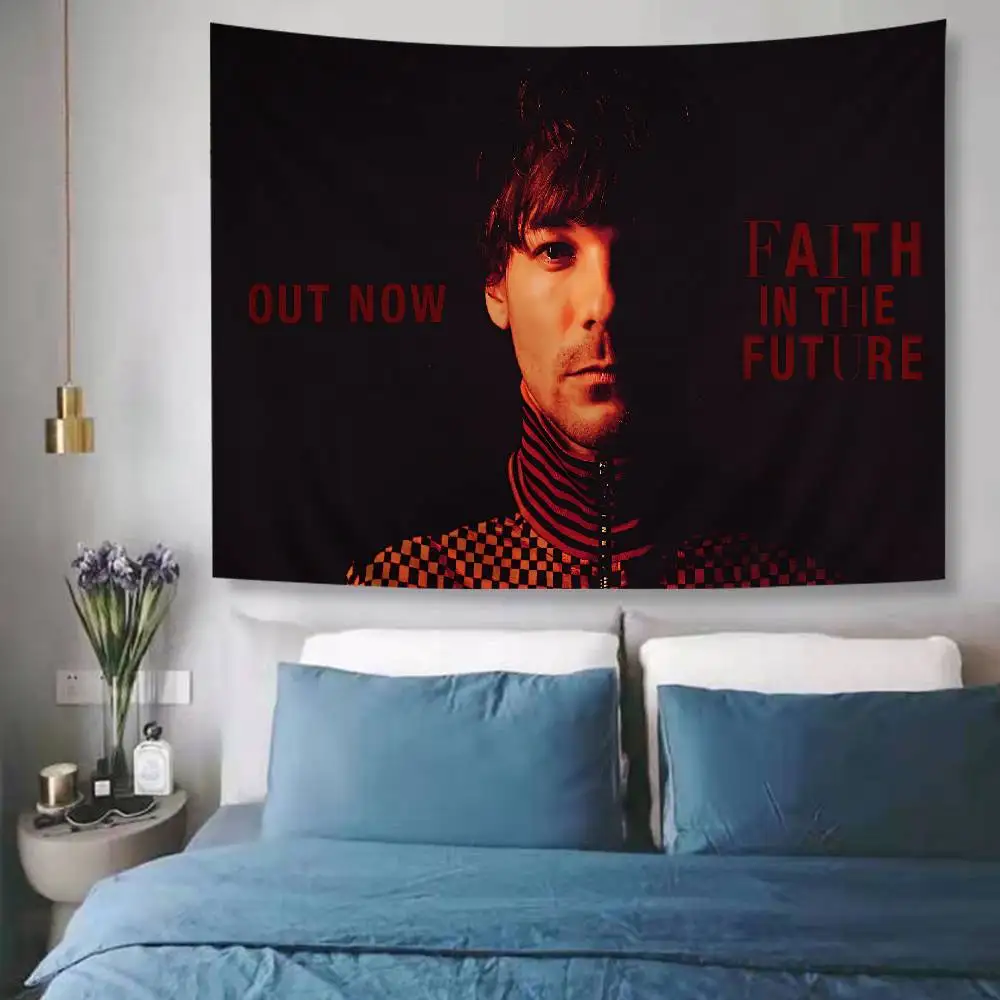 Singer L-Louis T-Tomlinson Printed Large Wall Tapestry Indian Buddha Wall Decoration Witchcraft Bohemian Hippie Wall Art Decor