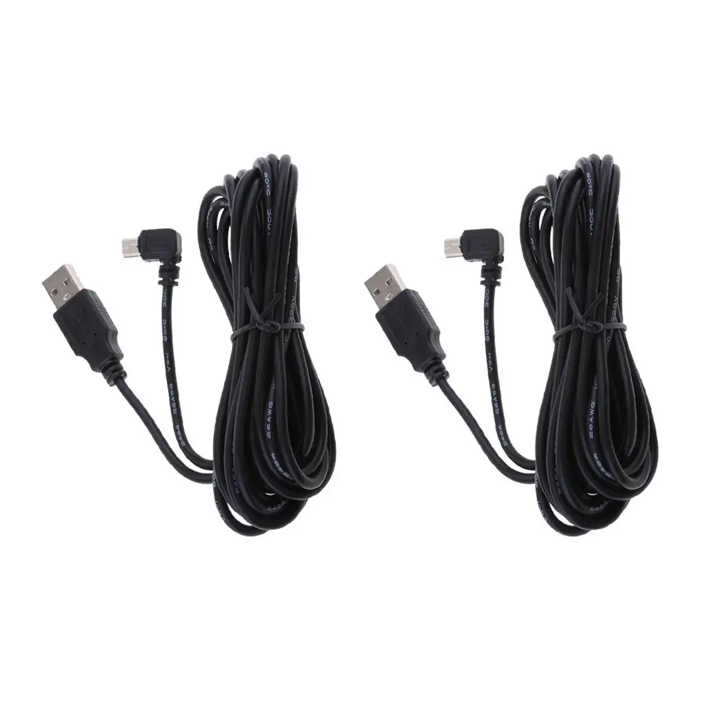 Micro USB Charger Cable Sturdy PVC Material Fast Data Transmission for Car Truck Van Dash Cam GPS