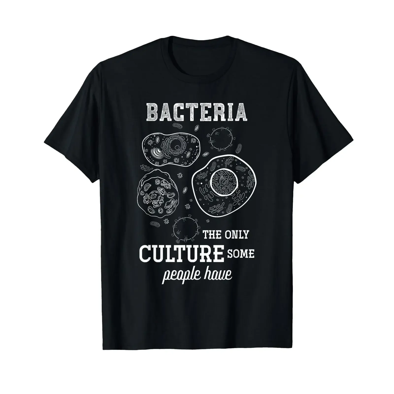 Science Biologist Bacteria Nerd Biology T Shirt vintage Washed Casual streetwear Slightly fashion Stylish Stretched graphic