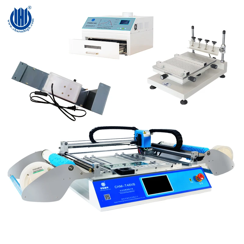 Desktop Charmhigh Pcb Board Making Machine Led Production Pick and Place Machine