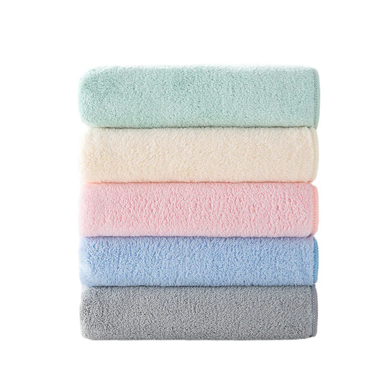 100% Cotton, Flannel Face Cloths, Highly Absorbent and Soft Feel Fingertip Towels