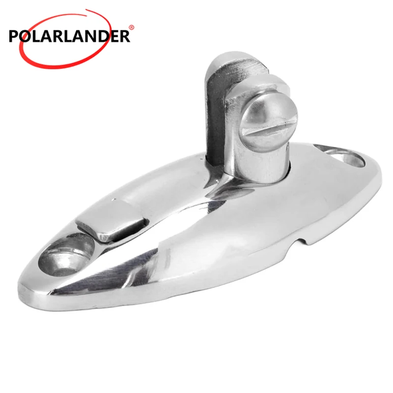 360° Swivel Bimini Hinge SH-S6 316 Stainless Steel Quick Release Deck Mount For Boat Canopy