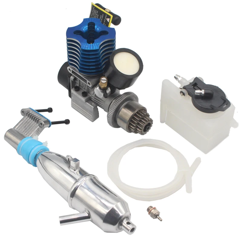HSP 02060 VX18/XV16 エンジン 2.74CC プルスターター ブルー RC 1/10