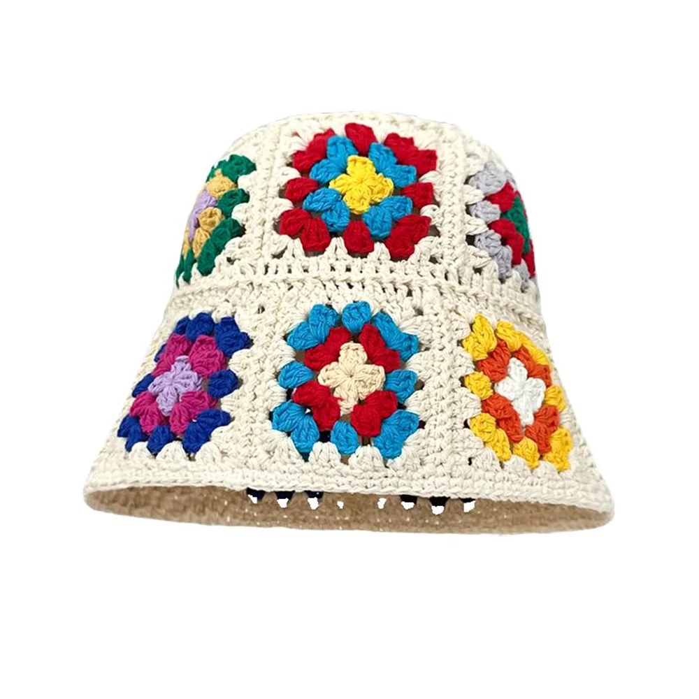 hat y2k 2023 crochet hat bucket hat Japan Soft Knitted Women Korean Knit Vacation Streetwear Painter Autumn Winter Hat Wholesale