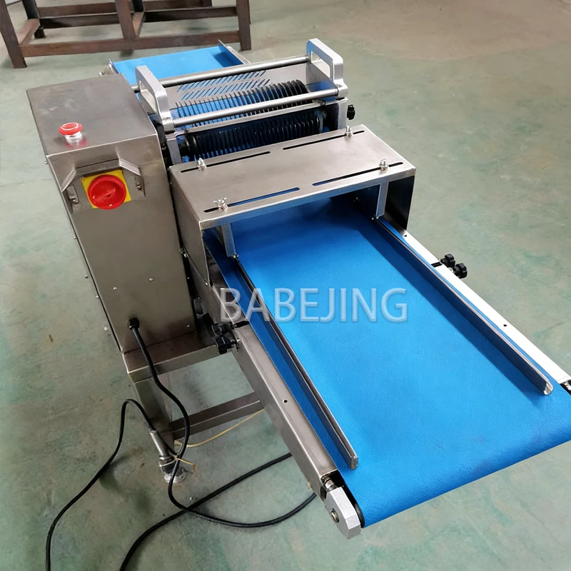 BABEJING Commercial Desktop Meat Slicer for Barbecue Restaurant Pork Belly Cutter Beef Slicer Kitchen Home Use
