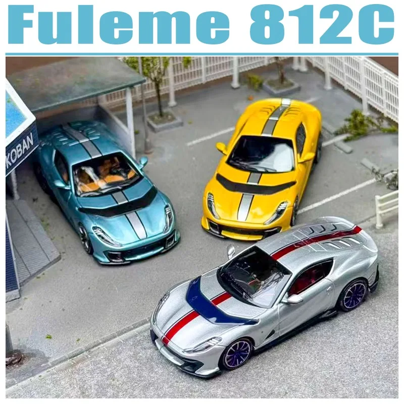 

TOC Fuleme 1/64 812C Игрушечный автомобиль из сплава, литая под давлением металлическая модель, подарки