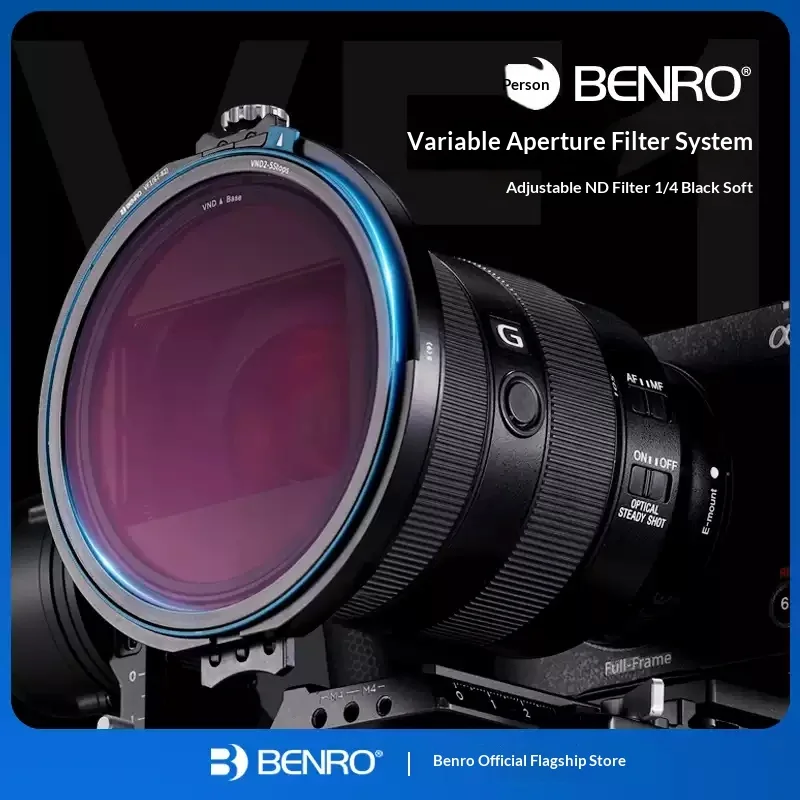 Комплект фильтров Benro VF1 VF1A с быстрой установкой и снятием, магнитным креплением, регулируемой базой VND, ND, CPL, размеры 67, 72, 77, 82 мм для объективов
