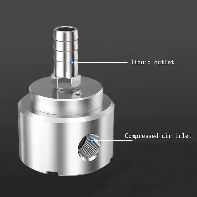 XS16D Air‑Operated Diaphragm Transfer Pump for Waste Oil Water Coolant Machine Tool Fluid Suction Removal