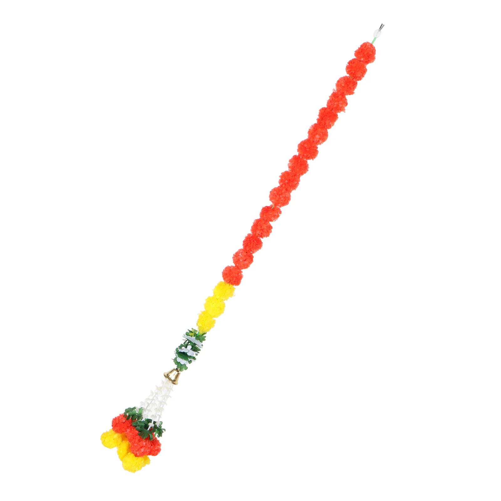 

Exquisite Marigold Garland Festive Decoration Artificial Flowers Diwali Halloween Day Dead Home Decor Fake Marigold Toy