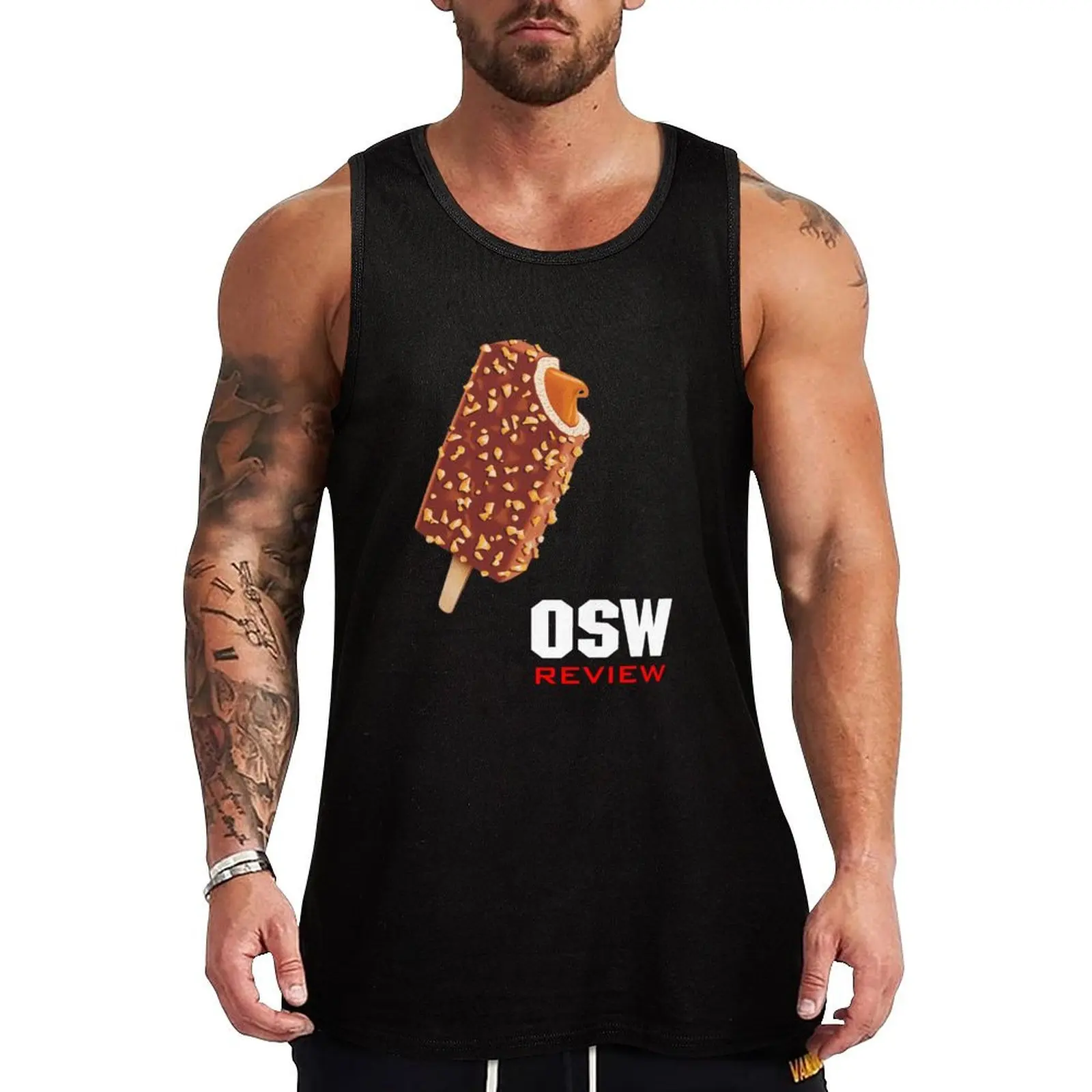 

OSW Review Nogger Bar Tank Top Men's vest sleeveless man shirts Men's tops