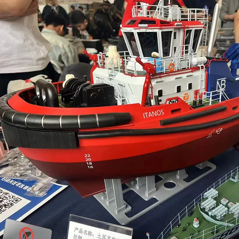 1/40 RC ER95 Tugboat Model DIY Handmade Remote Control Ship Model Finished Toy Gift Ocean Tugboat Engineering Ship