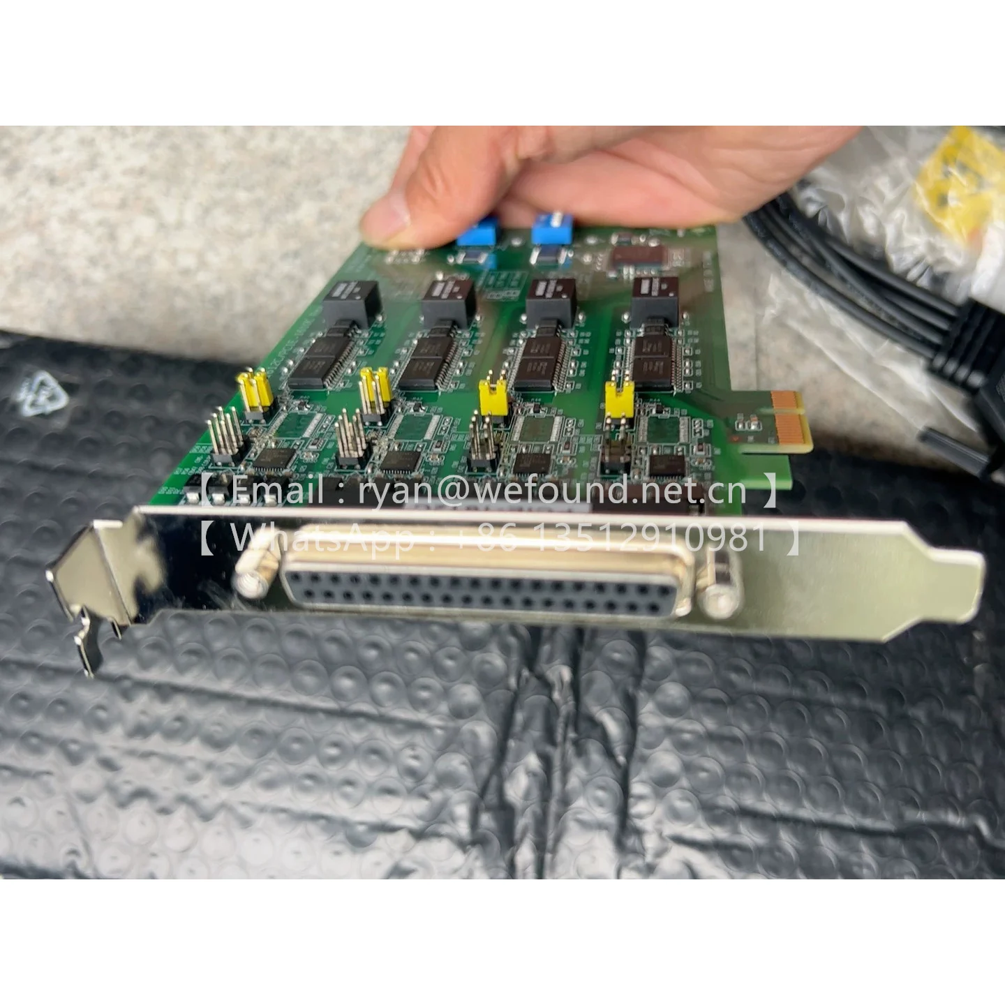 PCIE-1612  PCIE-1612C  PCIE-1612C-AE 4-port RS-232/422/485 PCIe Communication Card