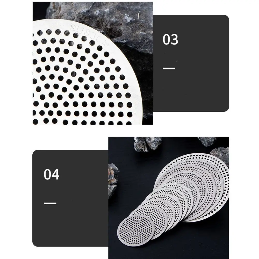 304 stainless steel Drains Cover hair filter mesh floor drain net sewer isolation net kitchen bathroom balcony Sink Strainer
