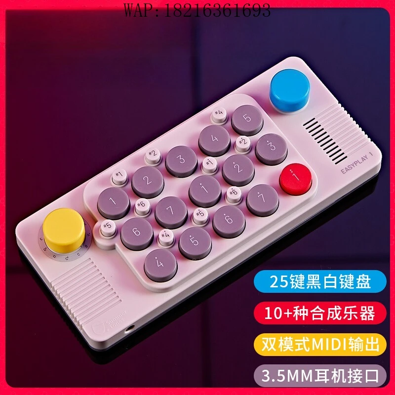 

Pocket Music Keyboard Mini Portable Electronic Piano Instrument Learning Machine Arranger MIDI