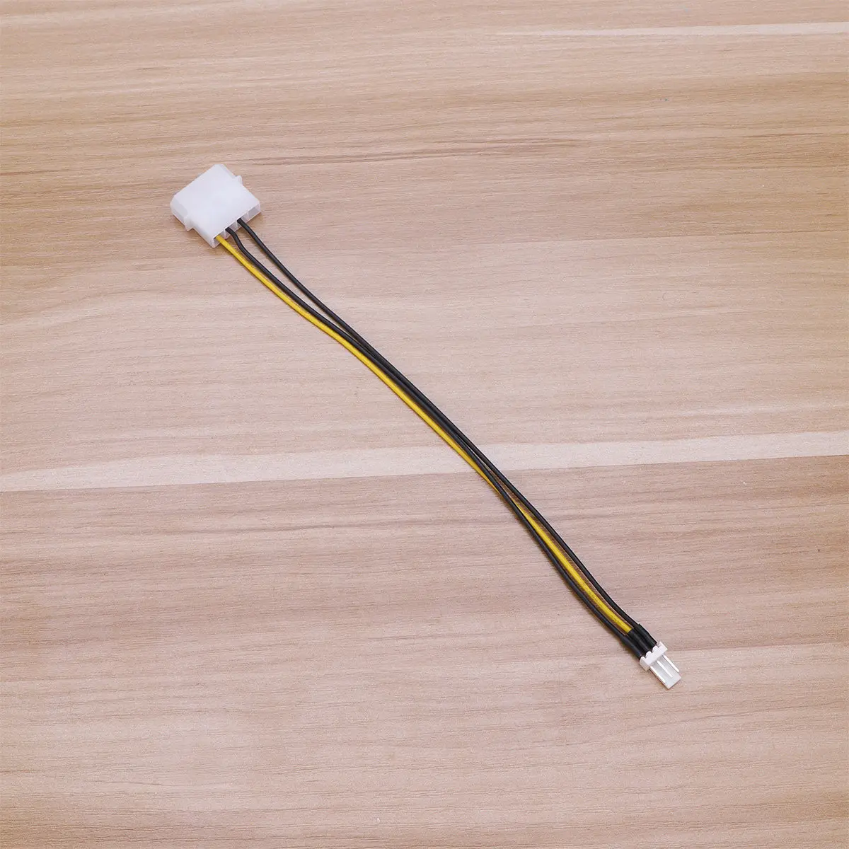 3Pcs to 3Pin Pc Cooling Fan Splitter Cable Precision Design Tachometer Enabled Compatible High Durability Fan