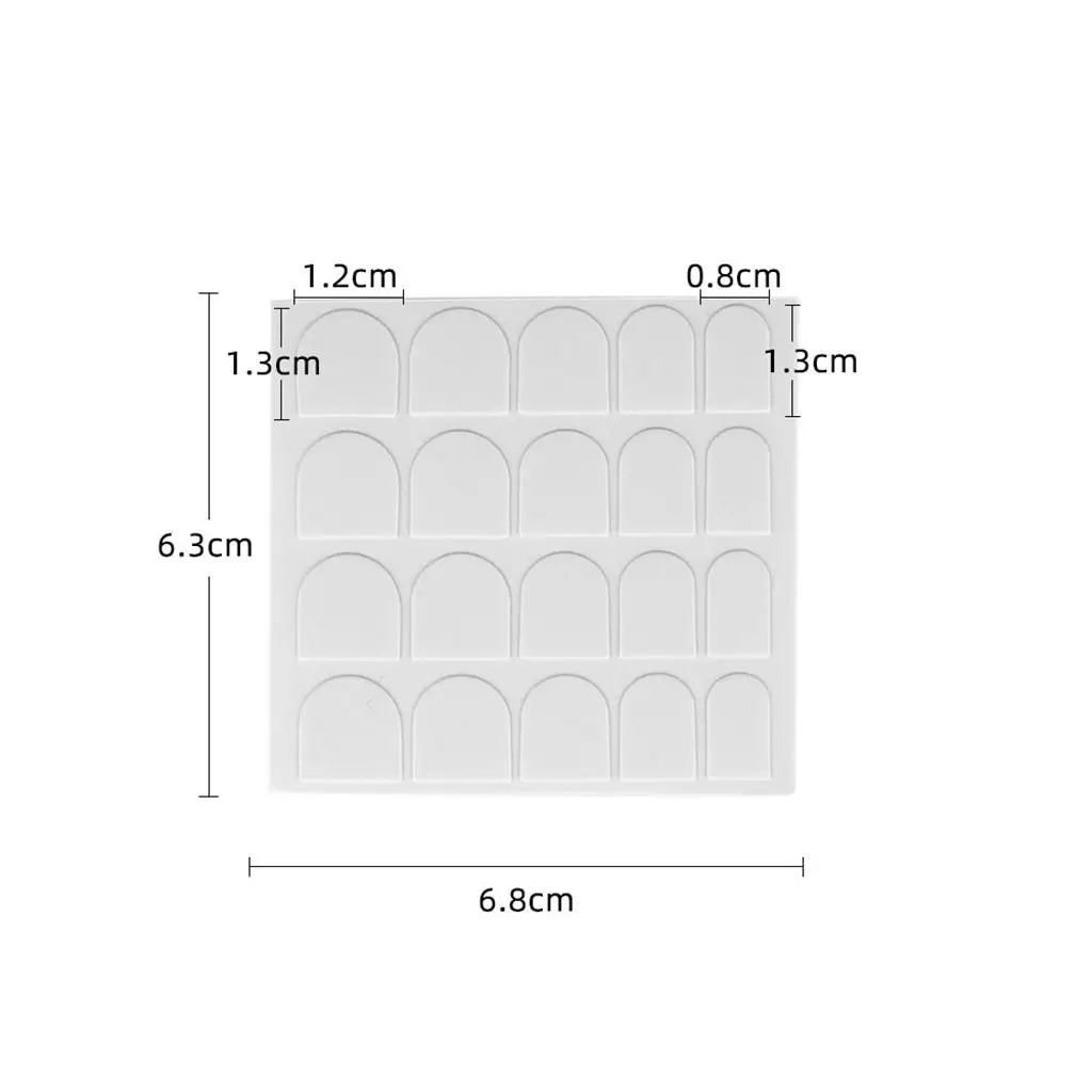 10 Extension Tool Double Sided Stickers False Adhesive Tape