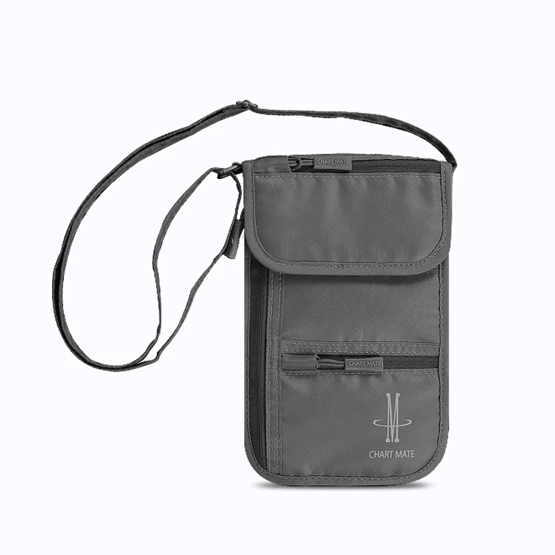 1Pcs Waterproof Portable Nylon Storage Bag Travel Document Card Passport Bag Neck Wallet Money Document Card Passport Neck Pouch