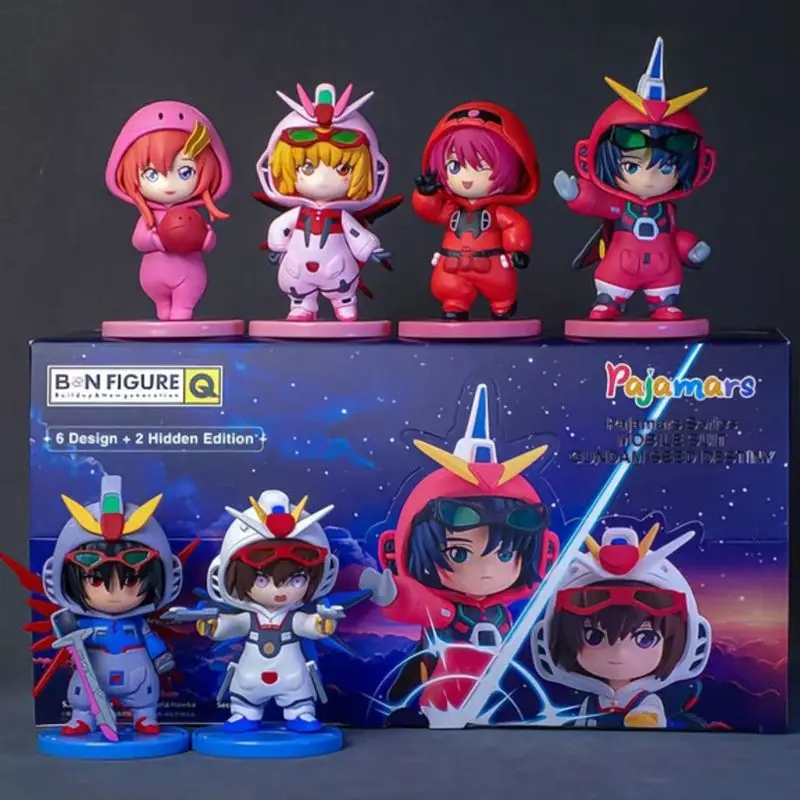 En Stock BANDAI Caja Sorpresa Serie Pajamars Mobile Suit SEED DESTINY Figura de Athrun Zala Modelo de Juguete Adorno Regalo de Cumpleaños