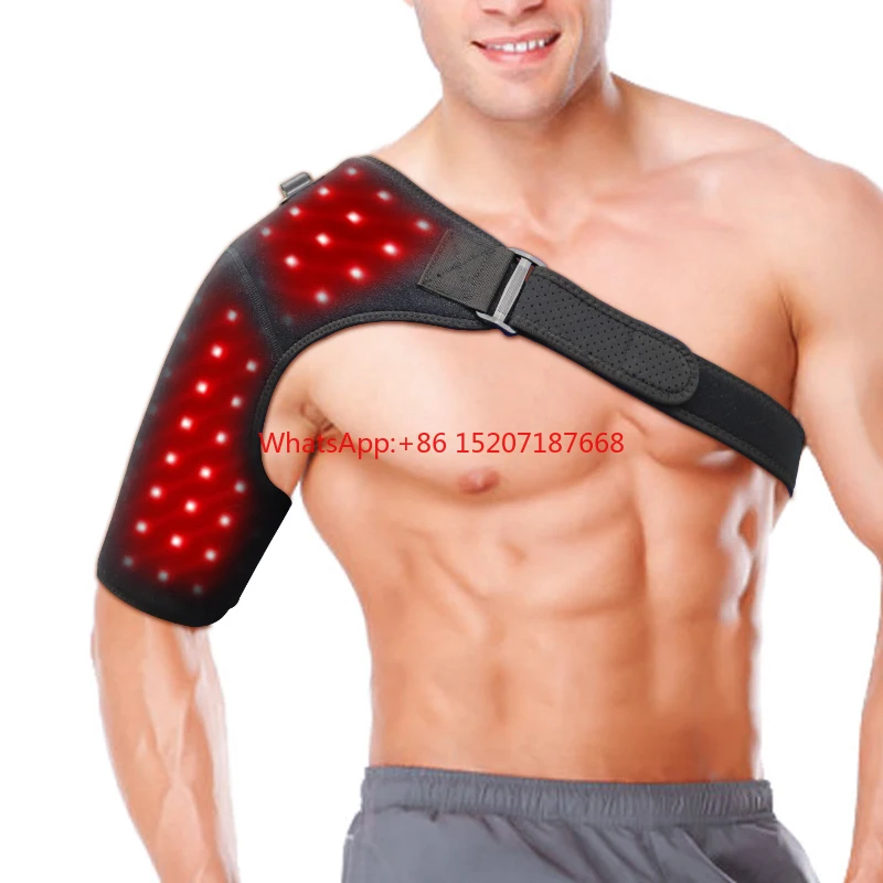 

Custom Portable Near Infrared Red Light Therapy Heated Shoulder Wrap Pad
