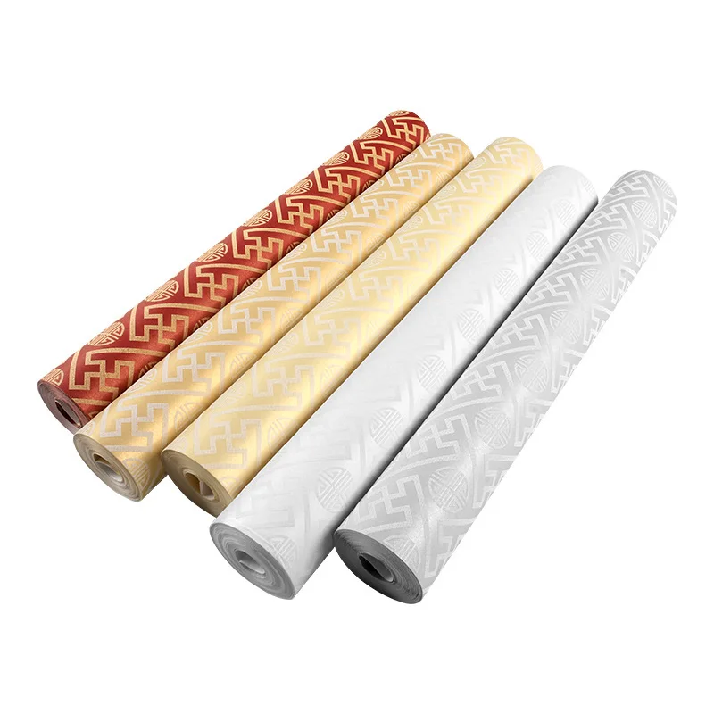 Imagem -05 - Chinês Rhombus Xadrez Não-tecido Papel de Parede Quarto Fundo Papel de Parede Papéis de Decoração da Sua Casa 3d