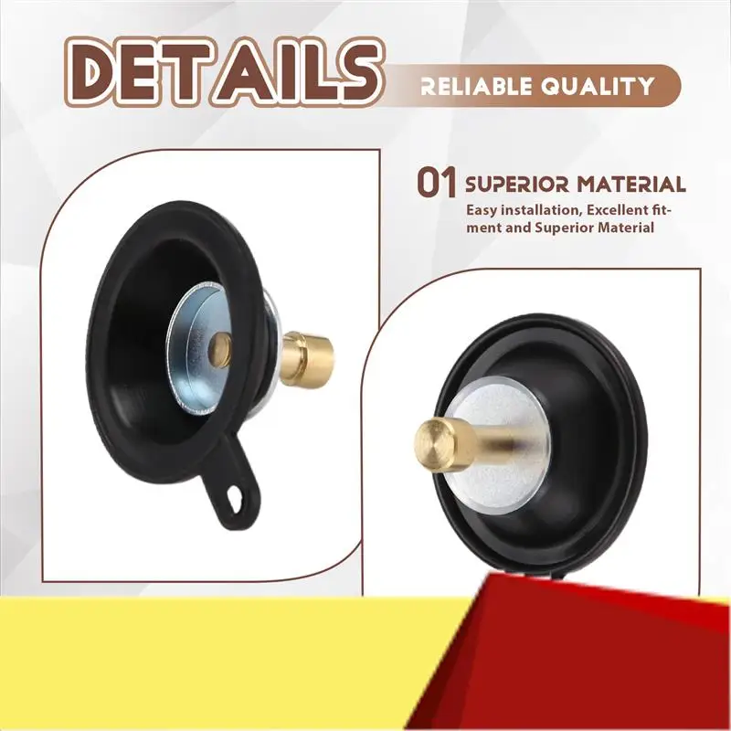 Para YAMAHA TDM850 SR500 XT225D TDM 850 XTZ 750 SR 500 TT 225 XT225 XT 225 D diafragma de válvula de acelerador de carburador-M53K