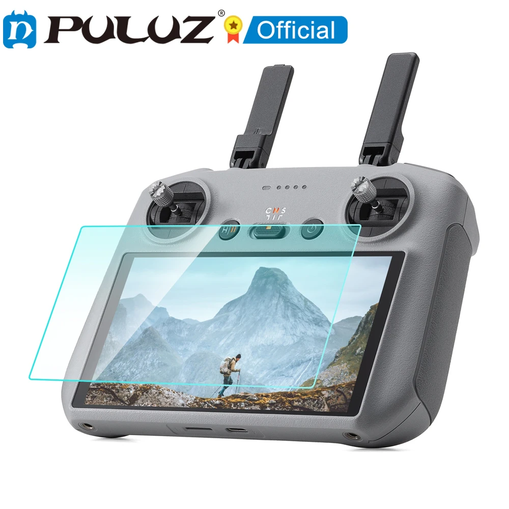بولوز-شاشة تحكم عن بعد من الزجاج المقسى ، شفاف ، مناسب لجهاز DJI Mini 3 Pro ، Mavic 3 Classic ، RC 2