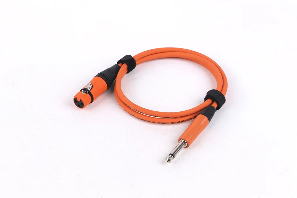 6,35 mm TS-Stecker auf 3-poliger XLR-Stecker/Buchse, Verbindungs-Audio-Verlängerungskabel für MIC Active Speakers, Bühnen-DJ-Studio-Audiokonsole – Detail 15