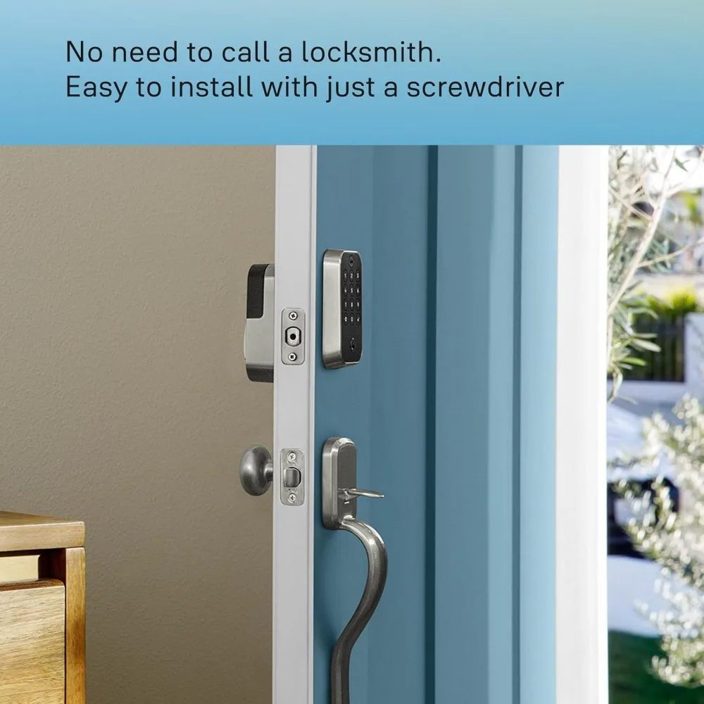 Assure Lock 2 Deadbolt, Oil Rubbed Bronze Smart Entry Door Lock with Wi-Fi Connected Keypad for Code Entry Door Lock and Remote