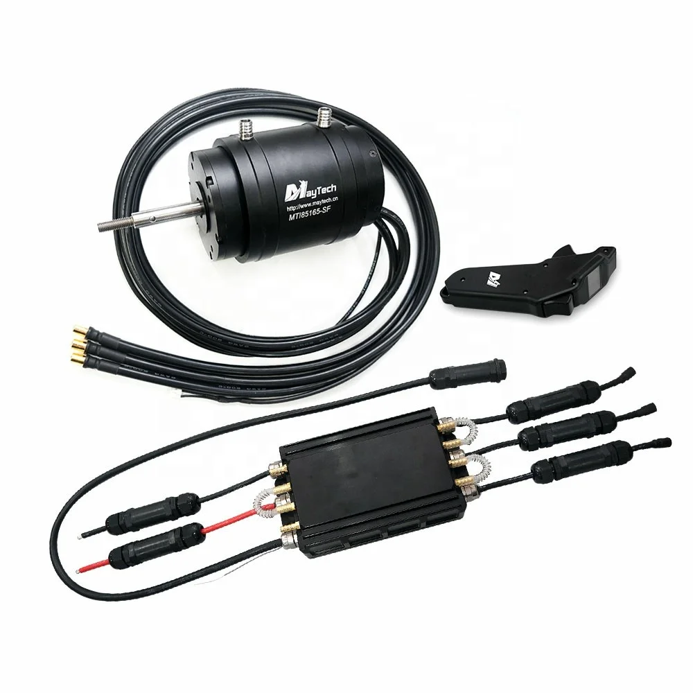 85165 200KV watercooled motor marine engine 300A waterproof ESC remote for electric hydrofoil motorized wakeboard