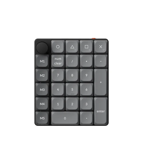 Imagen 1 del producto Keychron K0 Max QMK Teclado numérico personalizado inalámbrico Espumas acústicas Interruptor mecánico de bajo perfil intercambiable en caliente